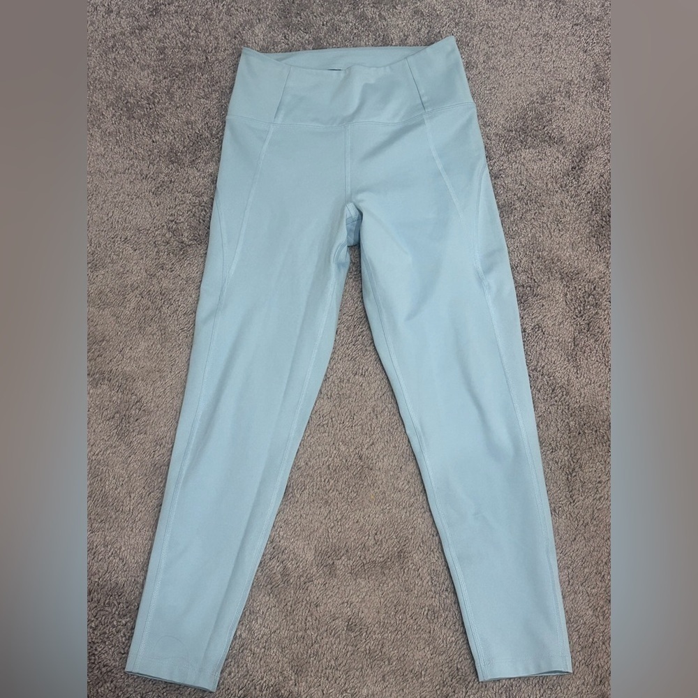 Girlfriend Collective Sky Blue Leggings Size Small